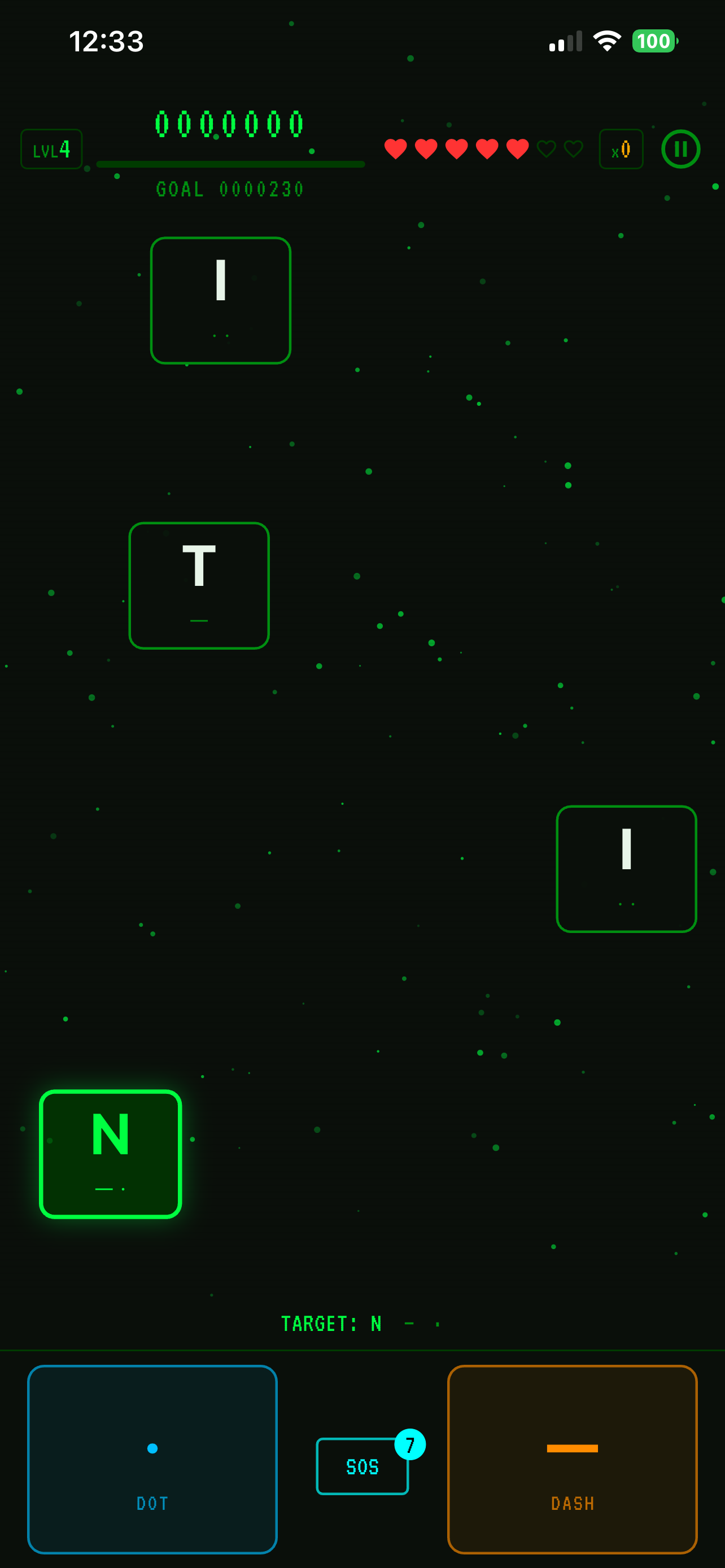 Morse Attacks! screen 2