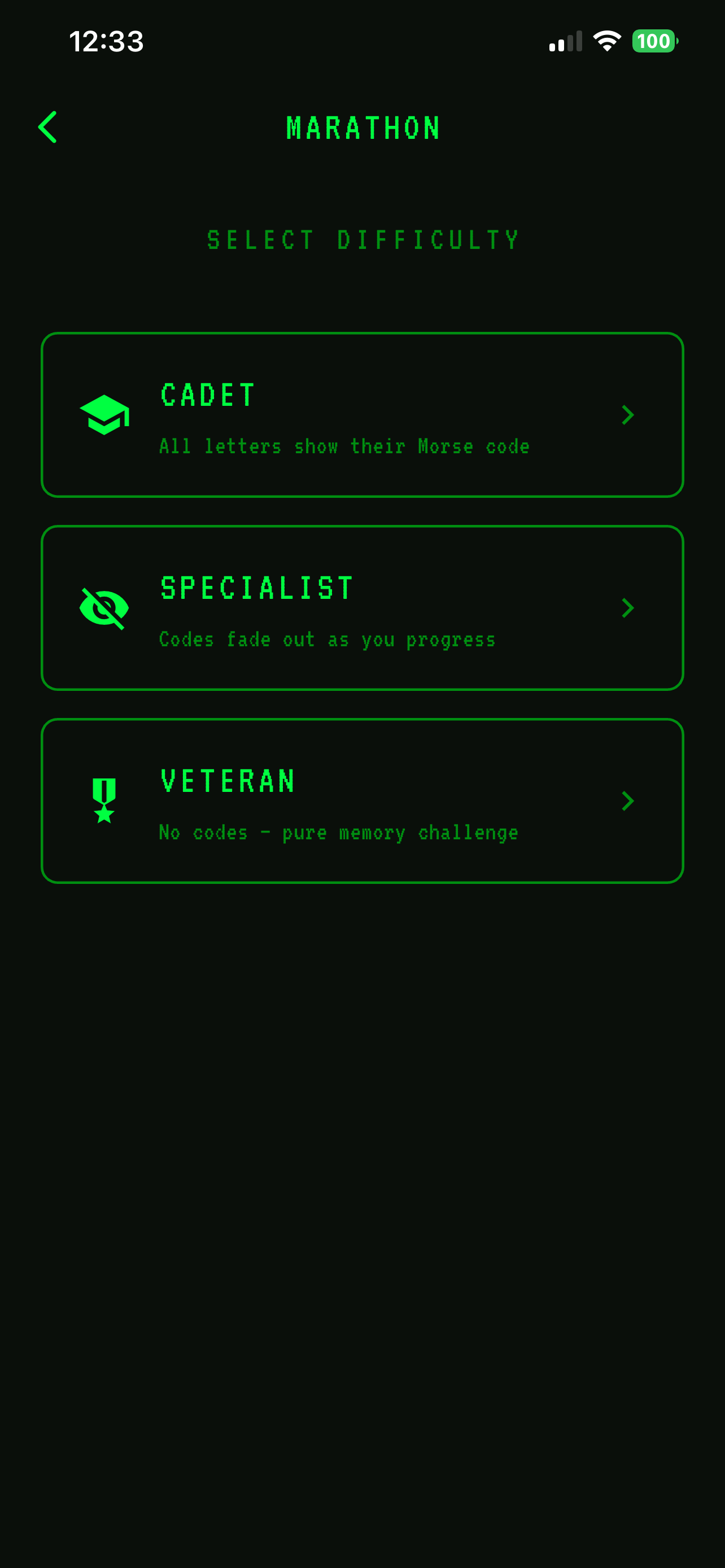 Morse Attacks! screen 3